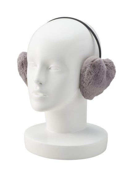 エスタ (estaa) イヤーマフラー ハート型 【公式ムーンバット】 イヤマフ フェイクファー（帽子/イヤーマフ）の詳細画像