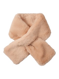 エスタ(estaa)のエスタ (estaa) ポメラニアン 無地 マフラー 【公式ムーンバット】 手洗いOK フェイクファー ファーマフラー・ティペット