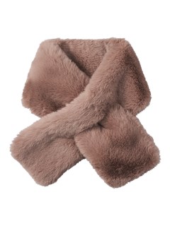 エスタ(estaa)のエスタ (estaa) ポメラニアン 無地 マフラー 【公式ムーンバット】 手洗いOK フェイクファー ファーマフラー・ティペット