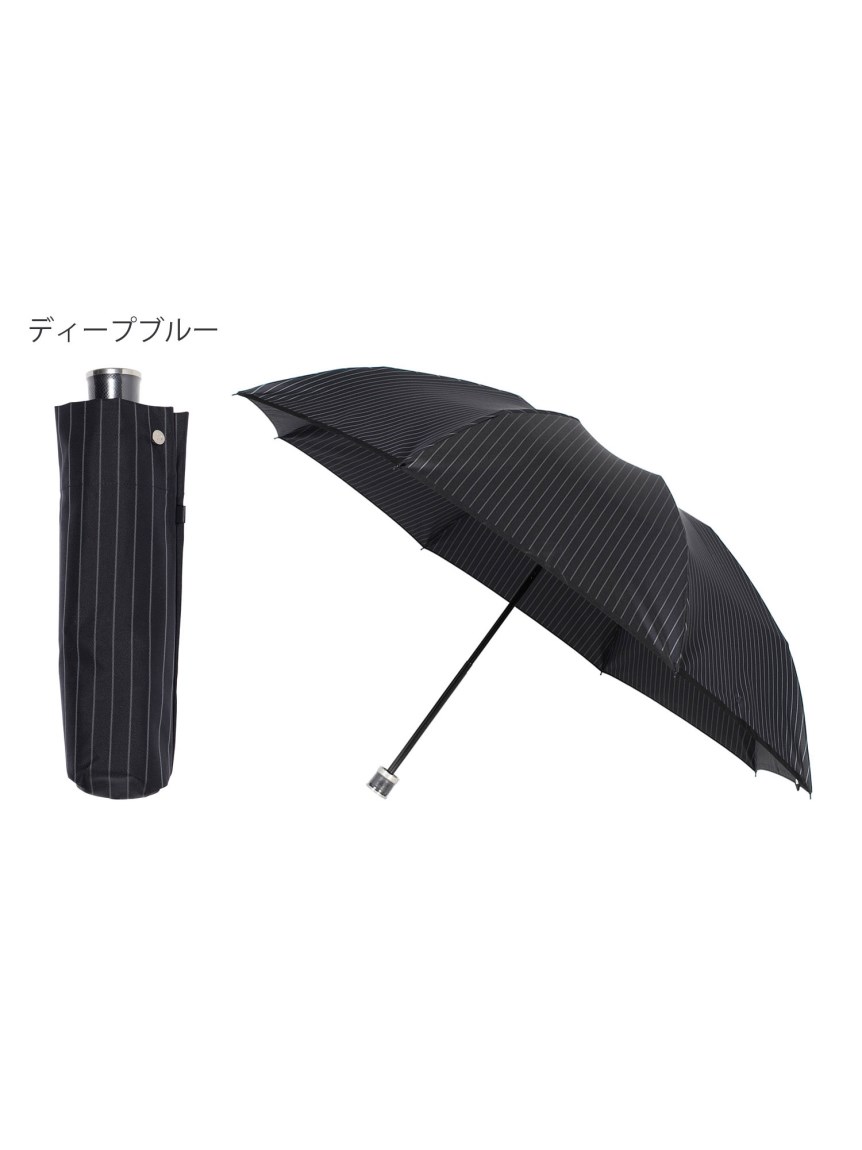 雨傘】ハンウェイ（HANWAY）Metropolitan Stripe メンズ 折りたたみ傘