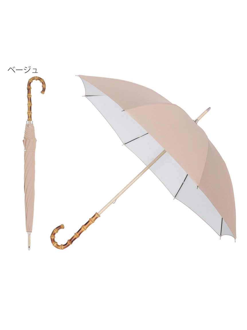 美品 ☆ HANWAY ハンウェイ 遮光 日傘 晴雨兼用 日傘】ハンウェイ (HANWAY) Pシエスタ 白ラミネート ナチュラル